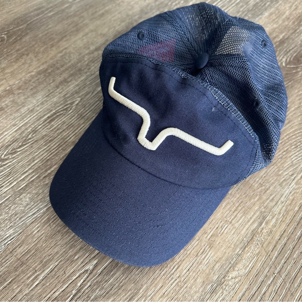 Kimes Ranch Dark Blue Hat with White Accents